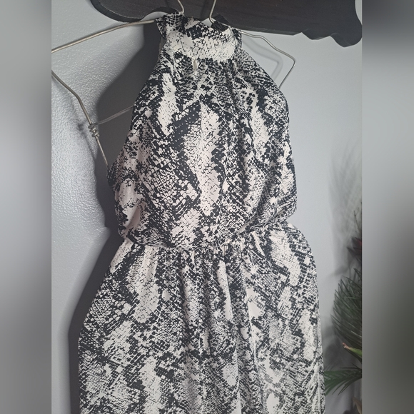 Worthington Halter Snake Print Dress Sz6 #New - Picture 5 of 9